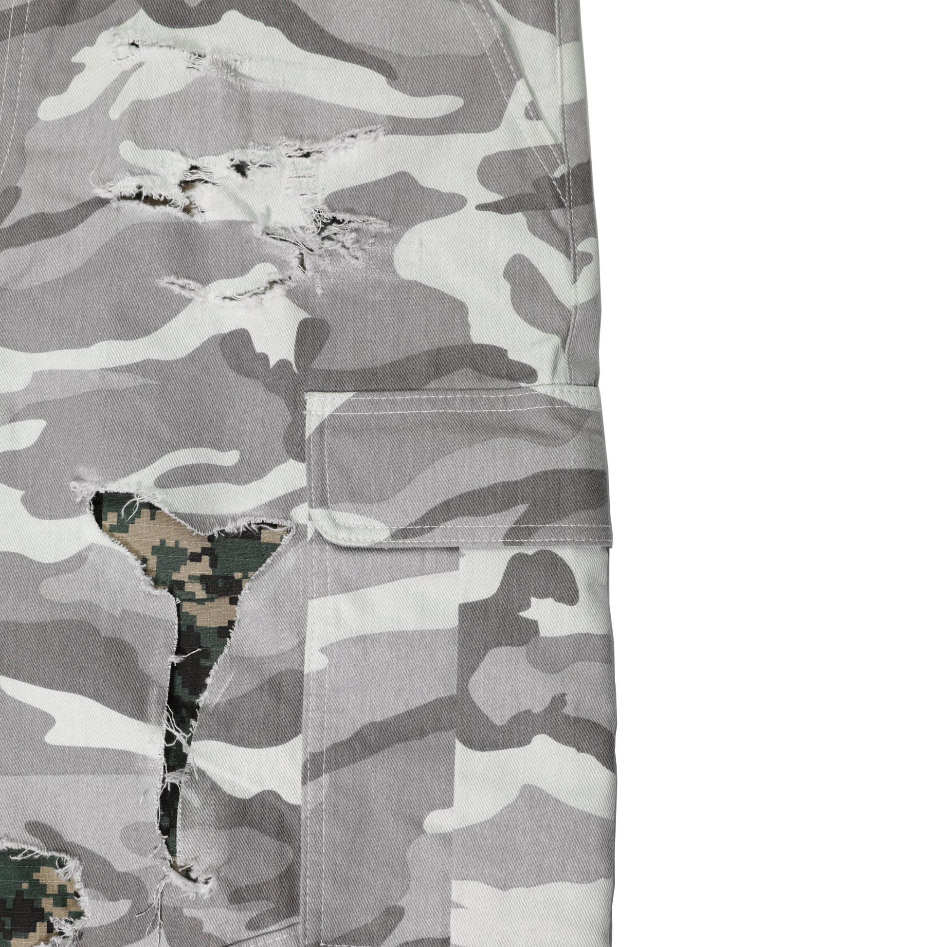 Baggy Double-Layered Cargo Pants