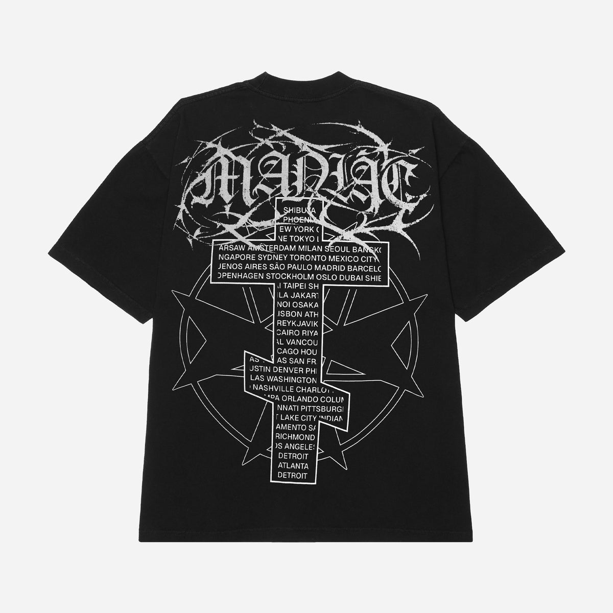 SACRAMENT WORLD TOUR T-SHIRT (BLACK)