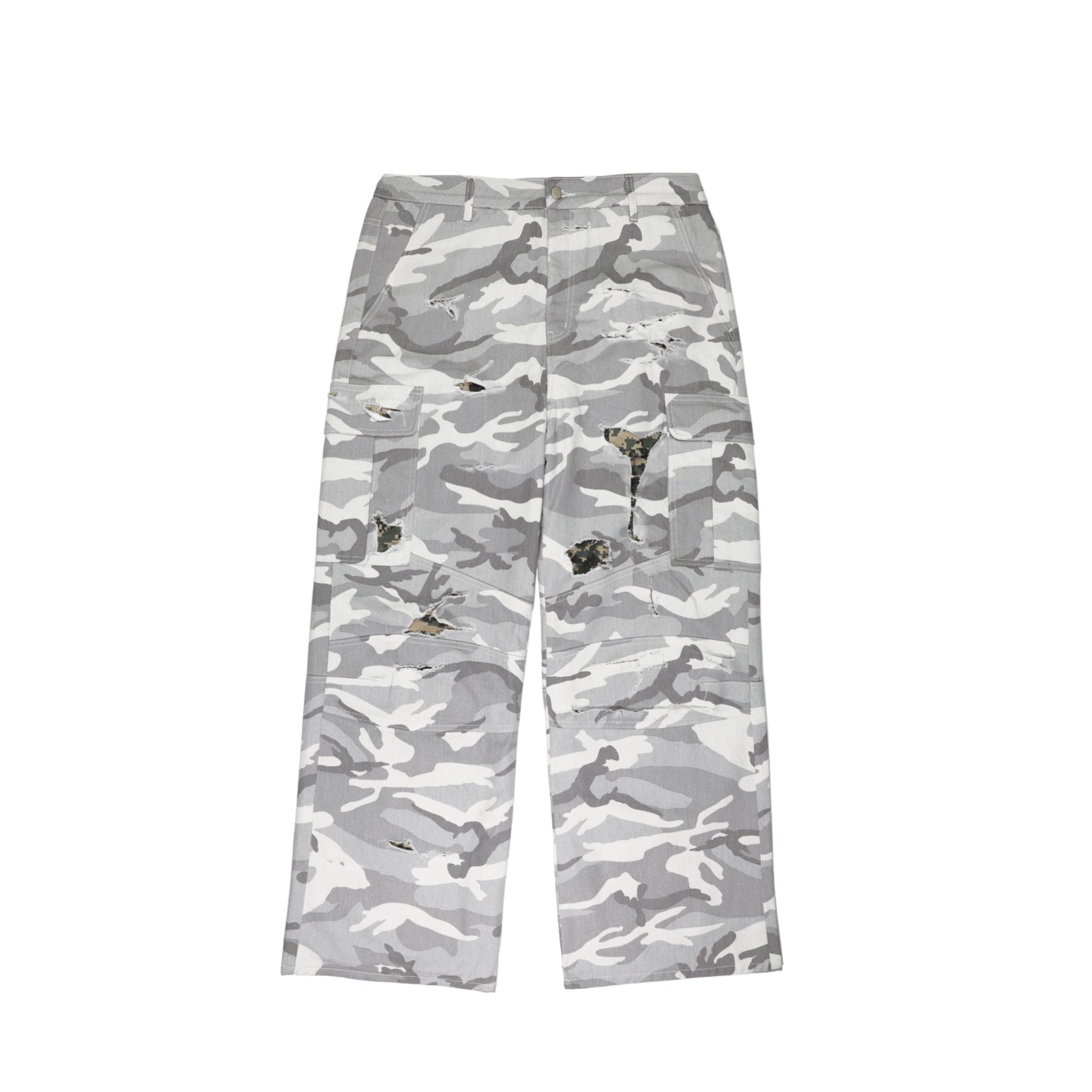 Baggy Double-Layered Cargo Pants