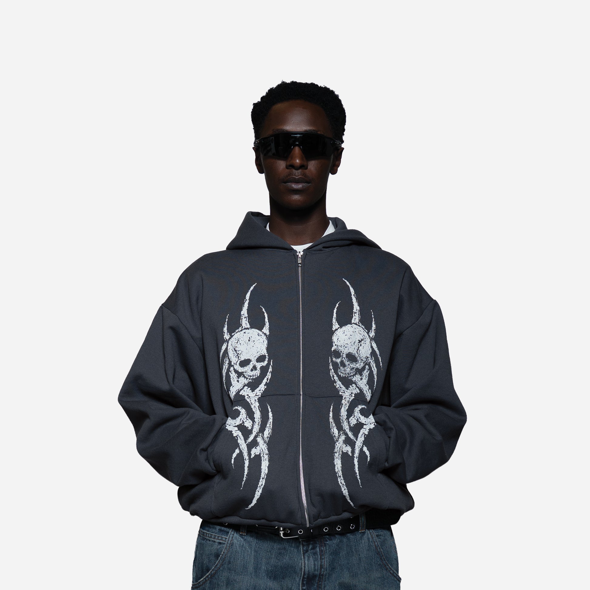 Skull Zip-Up 02/02