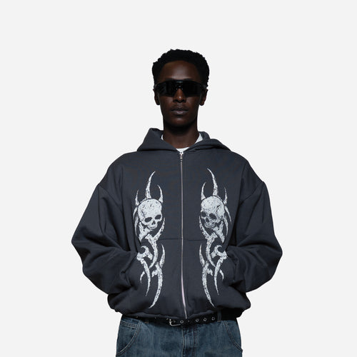 Skull Zip-Up 02/02